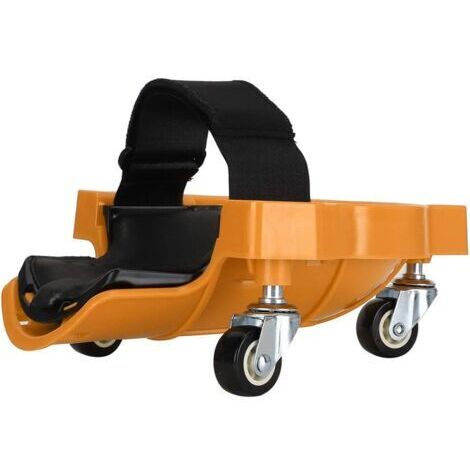 RHG Genouillères à roulettes pour économie de Travail KneeBlade Sangle de sécurité Gliding Wheeled Non Marrin(Yellow) (1/5)