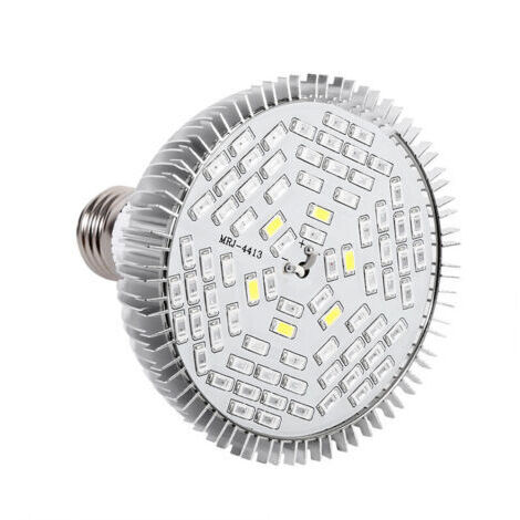 RHG 1 pc 50 W spectre complet E27 LED plante élèvent des lampes horticulture lumière croissante pour jardin 78 LED
