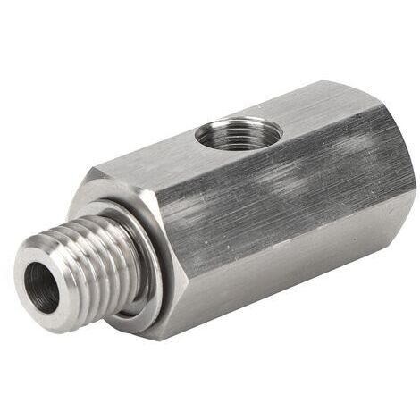 RHG Capteur de pression d'huile Turbo M12x1, 5 1/8 NPT, adaptateur en t, accessoires de voiture en acier inoxydable (1/5)