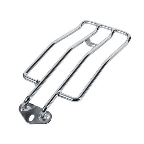 RHG Porte-bagages arrière pour siège Solo de moto, étagère de Support pour XL883/1200, argent (1/5)