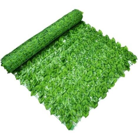 RHG Mur VéGéTal Artificiel, 120 x 40 inch Artificiel Haie Mur de Fond en Gazon Artificiel éCran de Confidentialité Contre Uv Pour ClôTure Jardin IntéRieur ExtéRieur