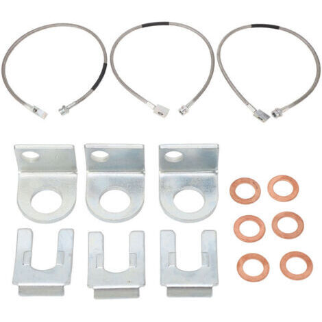 RHG Lignes de Frein 89715 Robustes et Fiables, Lignes de Frein Étendues pour Wrangler TJ YJ XJ 1987 à 2006 (1/4)