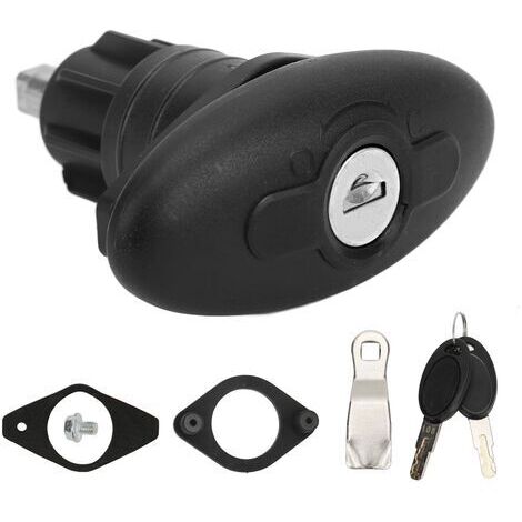 RHG Serrure de porte de cabine de camping-car 30mmAlliage de zinc et nylonÉpaisseur de porte 1-35mmMécanisme de déverrouillage simple
