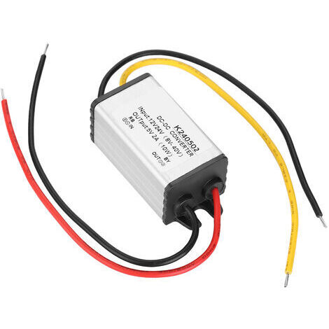 RHG DC-DC 12 V / 24 V à 5 V 2A Module d'alimentation abaisseur de convertisseur abaisseur pour écran LED de Voiture/caméra de Surveillance/Ventilateur/Pompe à Eau/Moteur, GYVRM-K240502 (1/5)