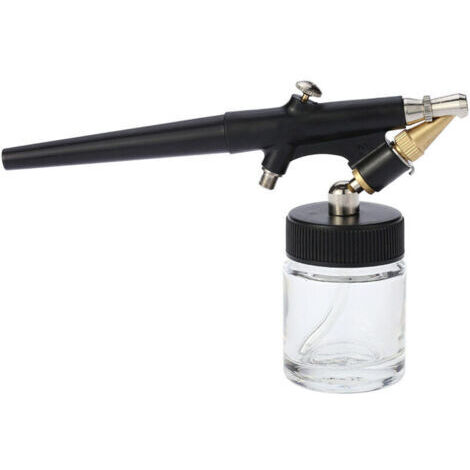 RHG Kit de brosse à Air aérographe à alimentation par Siphon à haute atomisation pour maquillage, peinture artistique, tatouage, pistolet à peinture en aérosol de 0.8mm (1/4)