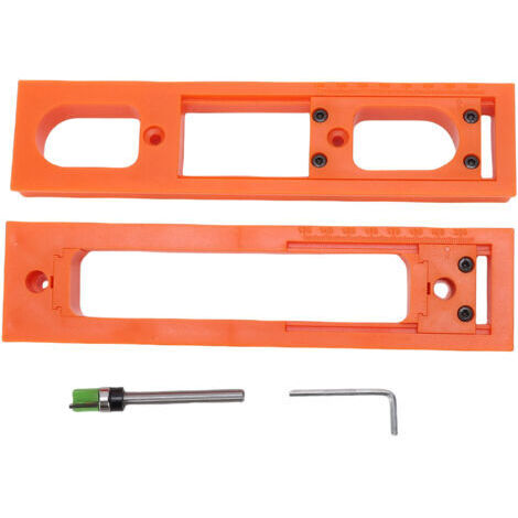 RHG Gabarit de rainurage 3D pour charnières : positionnement précis, gabarit de guidage pour défonceuse de charnières 3D dissimulées de 2-1/2 à 6 pouces (1/5)