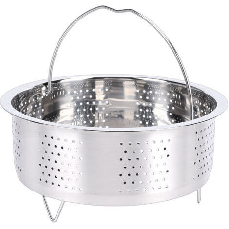 RHG Panier vapeur en acier inoxydable 304 avec poignée, pour légumes, riz, fruits de mer, égouttoir à sucre, 20 cm / 7,9 po