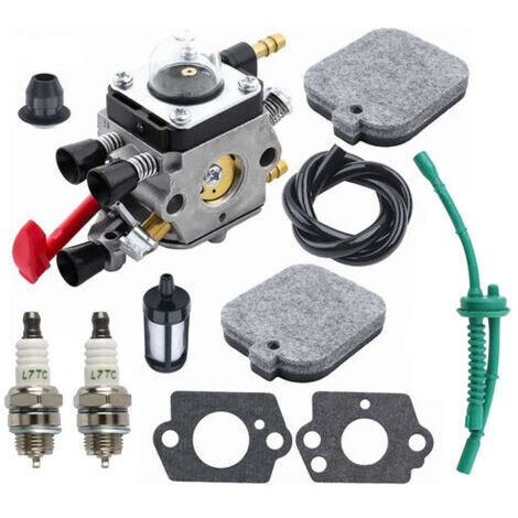 RHG Carburateur pour Stihl BG65 SH55 SH85 Souffleur de Feuilles, Carburateur avec joints bougie filtre à air conduite de carburant passe-fil Numéro de pièce 4229-120-0650 (1/5)