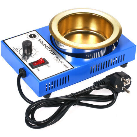 RHG Pot à souder en acier inoxydable, 300W, 100mm, 1200g, bain Compact à température réglable pour le soudage et (1/5)