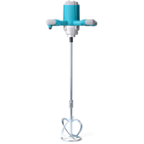 RHG Bétonnière électrique 2600W6 vitesses réglablesAgitation efficace pour ciment, mortier, peinture et plâtreDouble poignée ergonomique