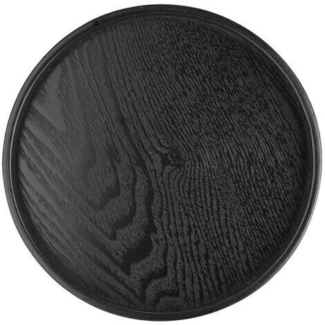 RHG Forme ronde en bois massif Thé Café Snack Alimentaire Repas Plateau de service Plateau Restaurant Plateaux 21cm (1/5)