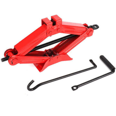 RHG Outil de support de levage de manivelle d'urgence en acier chromé pour voiture automobile ciseaux Jack 45 (1/4)