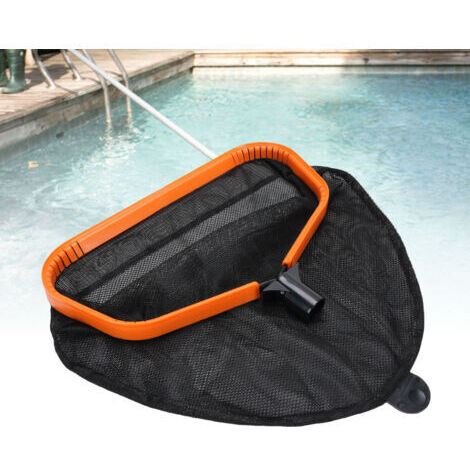 RHG Épuisette de piscine avec filet en nylon profond et cadre en aluminium, à mailles ultra-fines, idéale pour le nettoyage des feuilles, des débris et l'écrémage de la piscine (1/5)