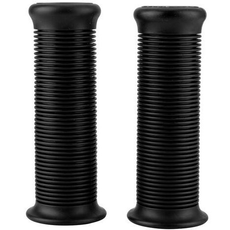 RHG Paire de poignées de guidon universelles en TPU pour moto, 1 pouce, 25mm/ 1.1 pouces, 28mm, Vintage, noires (1/5)