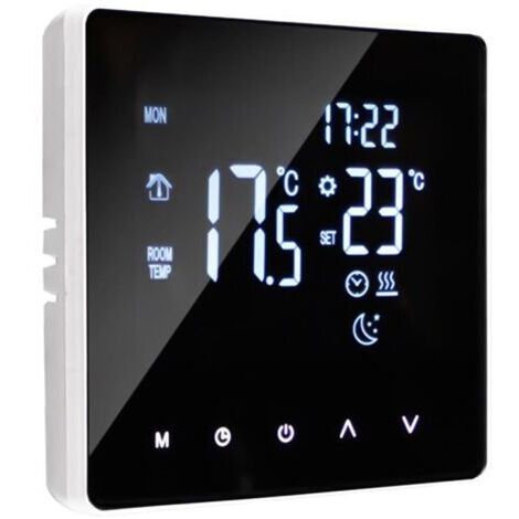 RHG Thermostat intelligent, Thermostat programmable hebdomadaire à écran tactile LCD rétroéclairé pour la maison (1/5)