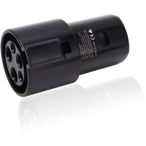 RHG Adaptateur de charge mobile 80A 240V AC J1772, adaptateur de charge pour voiture électrique, compatible avec Tesla Model 3 S X Y (1/4)