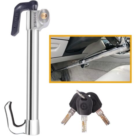 Antivol Voiture, Canne Antivol Voiture, Antivol Volant Embrayage de volant télescopique (1/5)