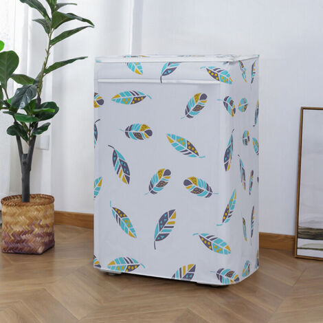 Housse imperméable pour machine à laver ou sèche-linge, adaptée à la plupart des machines à laver et sèche-linge avec hublot 586285CM (1/4)