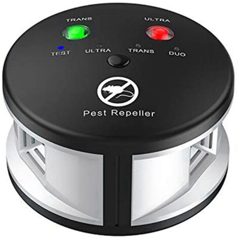 Répulsif antiparasitaire à ultrasons à 360 degrés Répulsif de Dissuasion pour Souris d'intérieur Rats à Ondes ultrasoniques et Autres Produits répulsifs