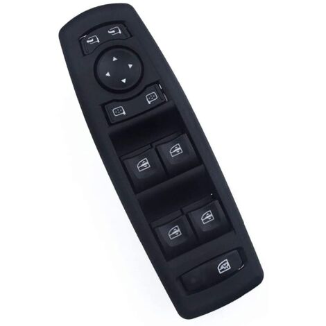 Bouton lève vitre rétroviseur avant gauche – Compatible Megane 3, Laguna 3, Fluence Estate – 13 pins pour installation rapide – Références 809610006R, 254000015R, 7700817337 (1/5)