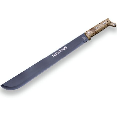 Machette colombienne 41,5 cm – Lame en acier inoxydable – Mango en caoutchouc et ABS – Pour coupe précise et nette