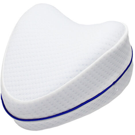 Coussin ergonomique en forme de cœur pour genoux – Mousse viscoélastique hypoallergénique – Dimensions 25x25x15.6 cm – Soulagement des douleurs articulaires (1/2)
