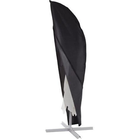 Housse de protection pour parasol déporté 265 cm H – Oxford 210D indéchirable – Protection UV – Fermeture éclair et cordon de serrage (1/8)
