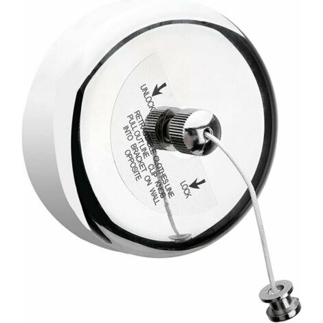 Acier Inoxydable Rétractable Corde À Linge Rétractable Étendoir À Vetements Extensible 3,8M Séchoir À Linge Rétractable Intérieur Extensible Étendoir À Linge Pour Hôtel,Salle De Bains,Balcon (1/5)