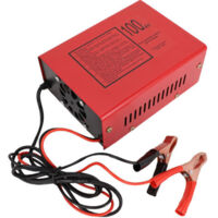 RHG Chargeur de batterie intelligent entièrement automatique 10 ampères 12 volts et 24 volts pour voitures, mainteneur de batterie, chargeur d'entretien pour charger les batteries de 6 Ah à 105 Ah.