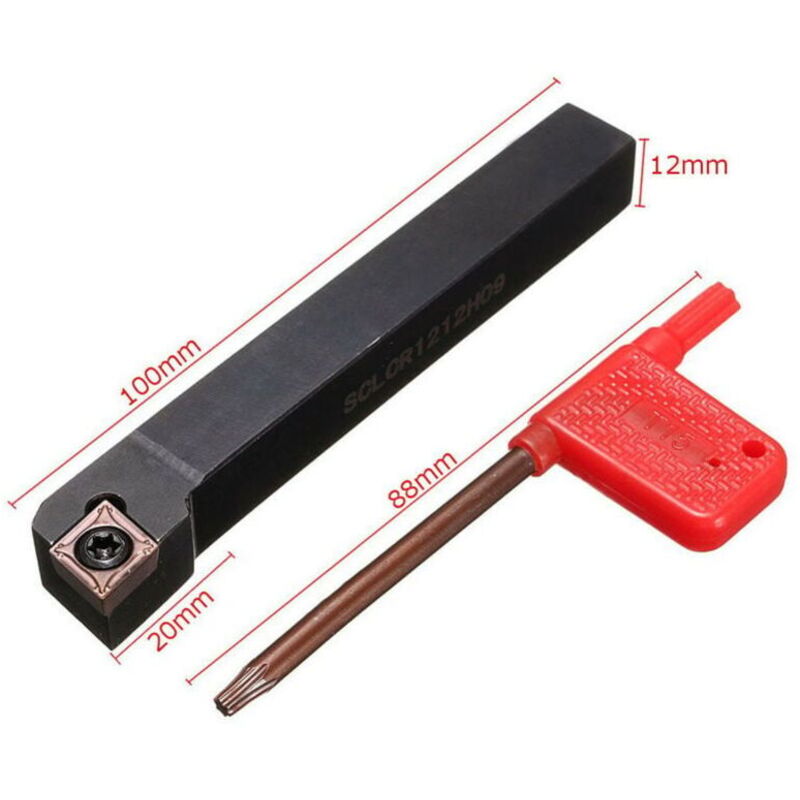 Inserts De Coupe Carbure Tournage - Lot 10 Pièces SCMT09T304/308/120408/120404 | Pour Acier, Finition