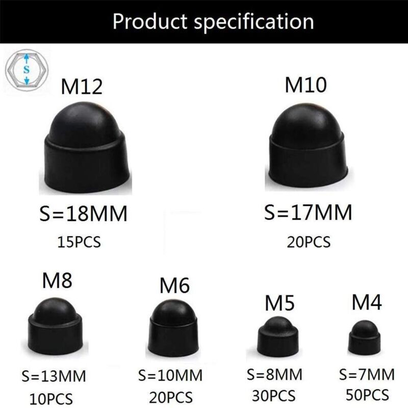 25 Capuchons De Protection Pour Boulons D'aire De Jeux – Plastique Coloré Résistant Aux Intempéries – Pour écrous M8/M10