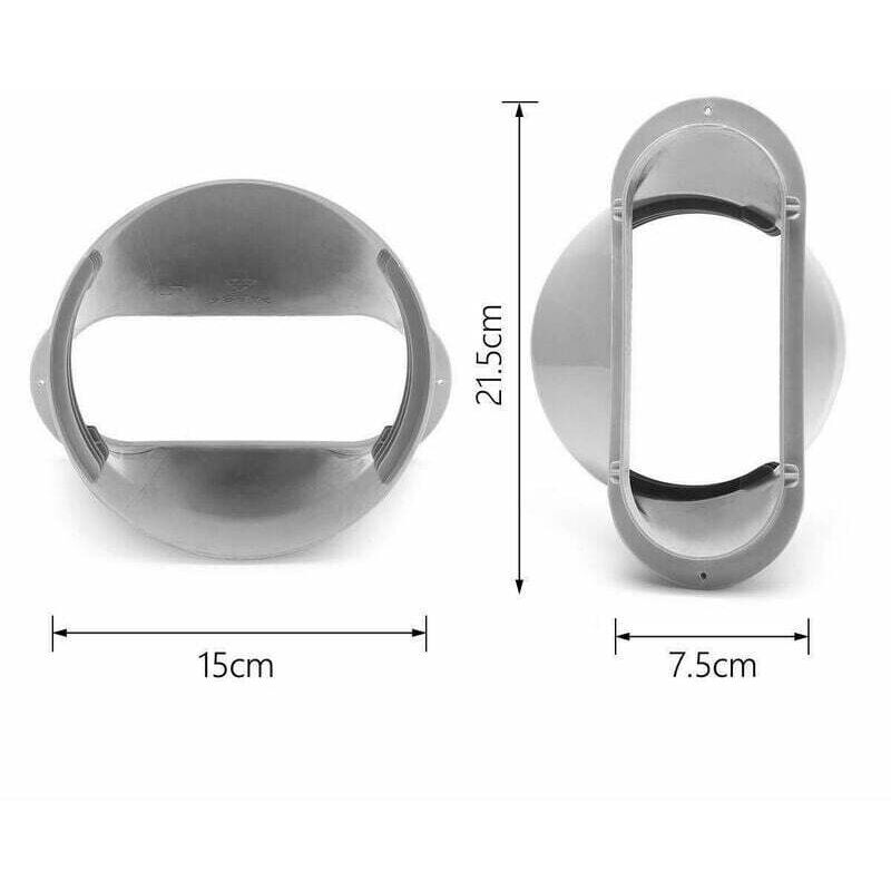 Coupleur Tuyau Échappement Climatiseur Mobile 15 Cm - Adaptateur Fenêtre Connecteur