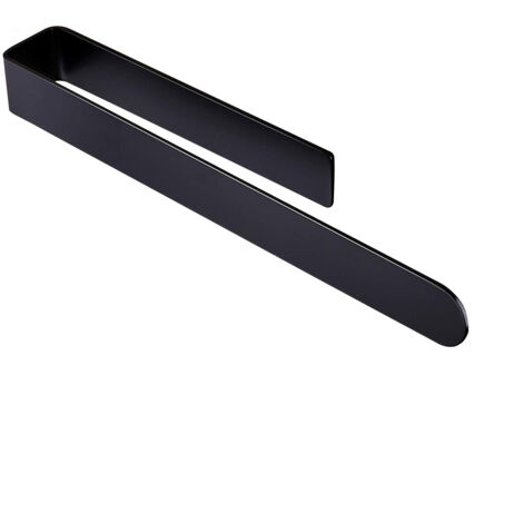 TONCHEAN Porte-serviette porte-serviettes noir salle de bain porte-serviettes collant 37 cm (1/3)