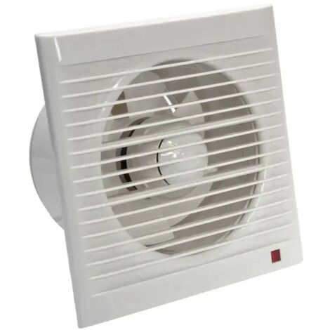 Ventilateur d'extraction 160 mm 15W 140m³/h avec Clapet anti-retour-- pour Salle de Bain,Cuisine,Bureau,WC,Silencieux, (1/5)