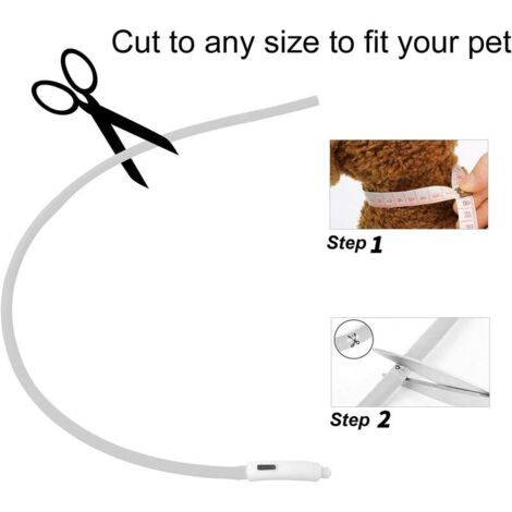 Collier Lumineux Pour Chien Rechargeable USB - LED Réglable, Clignotant, étanche, Tailles XS à L - 9