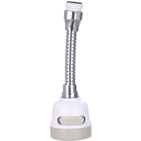 Economie D'Eau Embout De Filtre,Tête De Robinet De Cuisine Mobile 360 Degrés,3 Modes Réglable Douche Tête Filtre Pulvérisateur Pour Cuisine Salle De Bain (Allonger)
