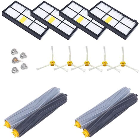 Stoex – Kit pièces accessoires pour aspirateur iRobot Roomba – Compatible séries 800 et 900 – Installation rapide – Optimise performance et durée de vie