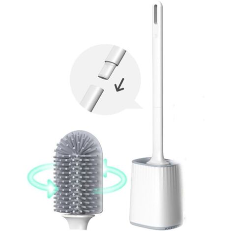 Brosse de toilette, montage mural, avec support, long manche, avec support ventilé, brosse de toilette