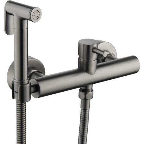 Tonchean – Ensemble de douche pour bidet caché – Pulvérisateur à main eau chaude et froide – Noyau en cuivre – Longueur tube 1,5m antidéflagrant (1/5)
