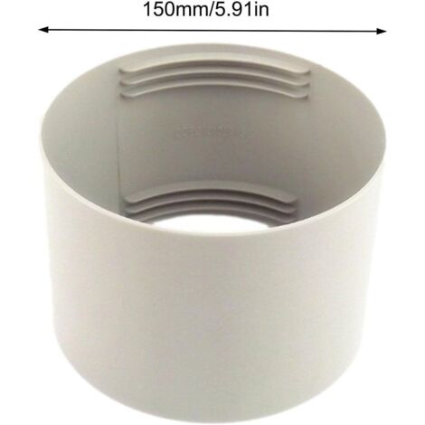 Adaptateur Tuyau Climatisation Mobile - Raccord Universel 130mm/150mm, ABS, Réutilisable - 5