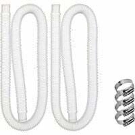 Tuyau de piscine hors sol, 3.2cm/1.25in de diamètre, 1.5m/59in de long pour filtre de piscine Intex 330 GPH, 530 GPH et 1000 GPH (1/5)