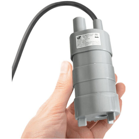 Pompe à eau submersible, pompe à eau submersible DC 12V, débit maximum 840L/H, adaptée au jardin d'aquarium de bassin de camping-car (1/5)
