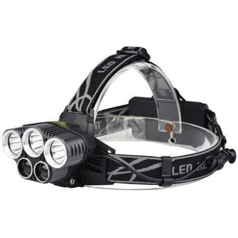 InnovaGoods Lampe Frontale LED Rechargeable – 90 LED, 10 Modes, Capteur à Induction, Pour Camping, Pêche, Bricolage