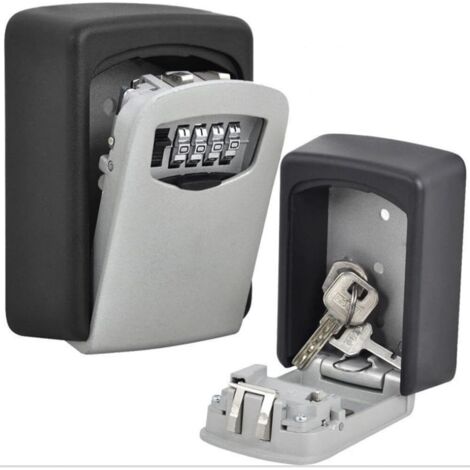 Serrure à clé Boîte de Stockage de Grande capacité Boîte Peut contenir jusqu'à 5 Touches pour l'extérieur Master Key avec Coque étanche à Fixer au Mur pour Les Maisons, Business (1/5)