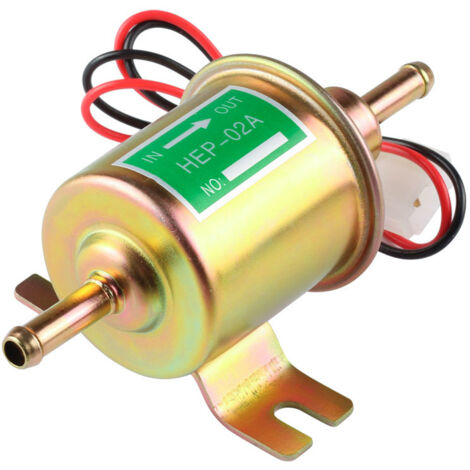 Pompe à essence électrique universelle d'essence diesel 12V HEP-02A HEP02A à basse pression OEM HEP-02A Pompe à carburant électrique universelle 12 V pour Most Car Carburetor Motorcycle ATV