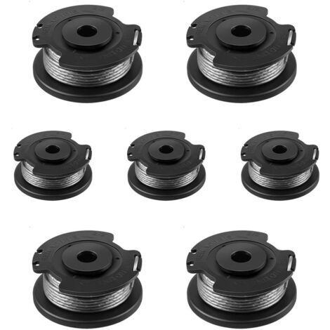 Bobine de rechange pour Bosch ART 23 SL/ART 26 SL/ART 2300/ART 23-28/ART EASY (F016800569/F016800385) pour tondeuses à gazon Bosch avec 1 capuchon (F016F04557) 7 pièces TONCHEAN (1/5)