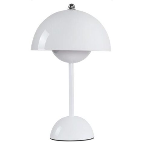 Lampe à fleurs nordique danoise, décoration de chambre, luxe et élégance, Table de chevet,Blanc