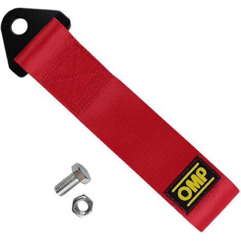 Sangle De Remorquage Corde De Voiture De Course Universal Sangle De Remorquage Sangle De Remorquage Bumper Trailer Cordes De Remorquage en Nylon De Haute Résistance pour Voitures(2 Tonnes) (1/4)