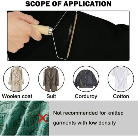 Brosse Manuel Anti Poil Lot De 2, Rasoirs Anti-Bouloches, Portable Lint