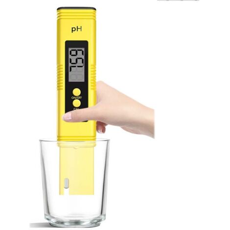 TONCHEAN Testeur de qualité de l'eau en ligne ph-mètre haute précision trois-en-un stylo de test d'analyse ec tds stylo de test de qualité de l'eau, jaune (1/5)